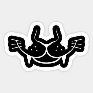 Sarcastic Cat Face Sticker